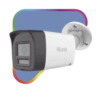 Cámara Bala TURBOHD / 2 Megapixel / Dual Light 30 m (98.4 ft) IR + 20 m (65.6 ft) Luz Blanca / Audio Bidireccional / IP67 / Metal