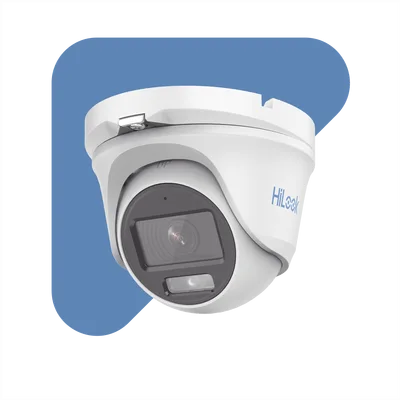 Cámara Turret TURBOHD / 2 Megapixel / Color 24/7 / Luz Blanca 20 m (65.6 ft) / Ángulo 102° / Micrófono Integrado / IP66