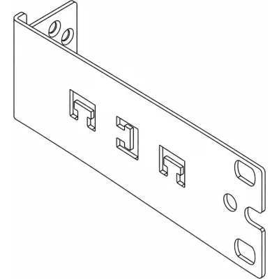 Soporte de Rack 19 Pulgadas para Gateway Guardian / Material Acero / Acabado Negro Gris RAL 9005 / 1U / Paquete de 4 Piezas / Compatibilidad con Guardian Management Gateway