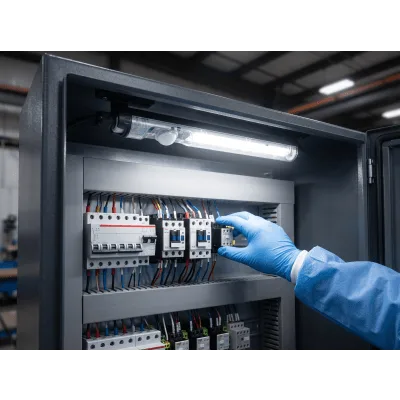 Lámpara LED Compacta / 550 lm / Sensor de Movimiento / Voltaje Universal 24-240 V AC/DC / Conexión en Cadena / IP20
