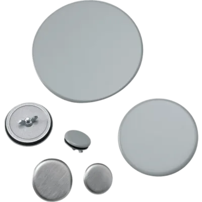 Sello de Orificio (Hol-Sealer) / 64 mm (2.5 in) Diametro / Acero Dulce Gris ANSI 61 / Recubierto en Polvo / 16ga