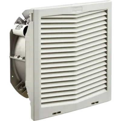 Ventilador Con Filtro de Montaje Lateral HF13, Con Flujo de Aire de 197 CFM, 115 Vca, Color Gris Claro