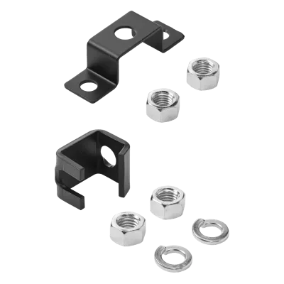 Kit de Soporte a Techo / Para Charola Escalerilla / Varilla 5/8 in (16 mm) / Acero Dulce / Acabado Plateado / Ajustable 6 ft (1.83 m)