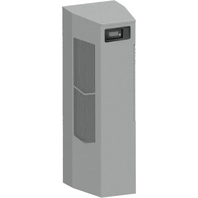 Aire Acondicionado Narrow SpectraCool Interior / 8000 BTU / 115 Vca / 1 Fase / Refrigerante R513A / Acero / Gris Claro RAL 7035 / NEMA 4 / 3R / -40 a 55°C / Montaje Muro Lateral