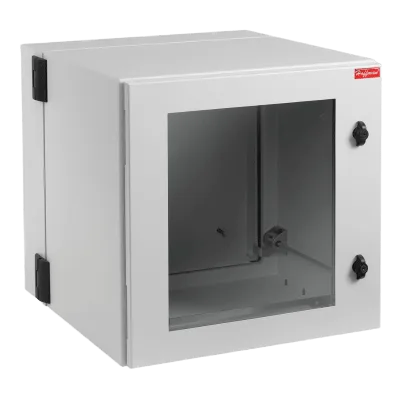 Gabinete Industrial / 12 UR / Puerta con Ventana / NEMA 12 / IP55 / IK10 / Montaje en Pared / 612 x 600 x 610 mm