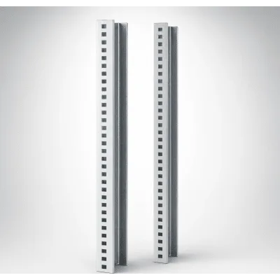 Ángulos de Rack ProTek / 19 UR / Agujeros Cuadrados / 33.25 in (845 mm) / Acero Dulce Galvanizado / Compatible Gabinetes 36 in