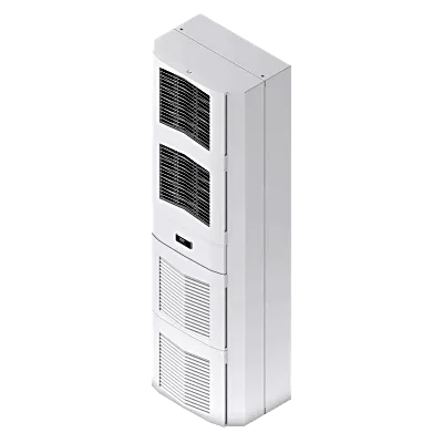 Aire Acondicionado Industrial / 2500W (8500 BTU/h) / 460V Trifásico / Montaje Múltiple / Acero Gris RAL 7035 / IP54 Interno
