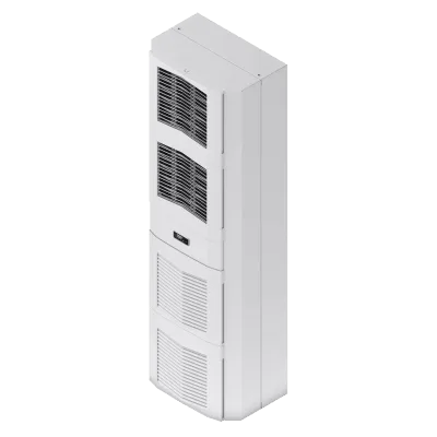Aire Acondicionado Industrial / 4000W (13500 BTU/h) / 460V Trifásico / Montaje Múltiple Slim Fit / Acero Gris RAL 7035