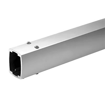 Tubo Estructural de Aluminio / 500 mm (1.64 ft) / Perfil Hueco para Cableado / 6 Tornillos de Fijación / Carga 180 lb (81.6 kg) / Espesor 5.5 mm