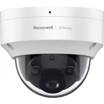 Cámara Domo IP / 4 Megapixel / Dual Light 30 m (98.4 ft) / WDR 90 dB / IP66 IK10 / Micrófono Integrado / PoE