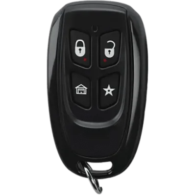 Control Remoto de Alarma / 4 Botones / Frecuencia 433 MHz / Hasta 7 Unidades por Receptor / Compatible Multi-Marca