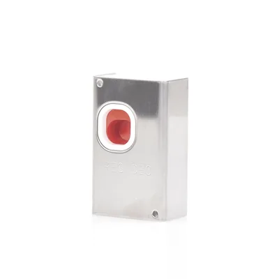 Interruptor de Atraco Silencioso / Contactos DPDT / Cubierta de Acero Inoxidable / Restablecimiento con Llave / UL636