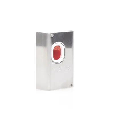 Interruptor de Atraco Silencioso / Contactos DPDT / Cubierta de Acero Inoxidable / Restablecimiento con Llave / UL636