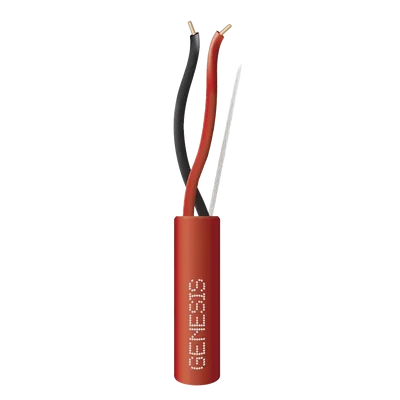 Cable para Incendio / 2x16 AWG / FPLR / Bobina 305 m (1000 ft) / Rojo