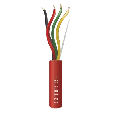 Cable de Alarma y Detección de Incendio / 2 Pares / 16 AWG / Riser / 305 m (1000 ft) / FPLR CL3R FT4 / Resistente a UV