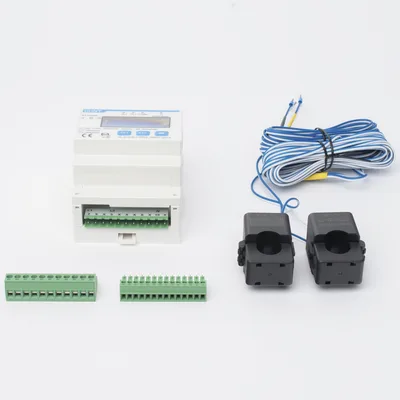 Medidor de Energía Inteligente / Monitoreo con TC Externos 100 A / Inyección Cero / Integración Cloud / Compatible con Microinversores