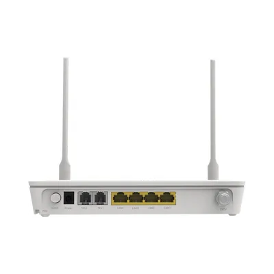 ONT GPON OptiXstar WiFi 2.4GHz 4 puertos GE + 1 puerto CATV + 2 POTS, hasta 300 Mbps