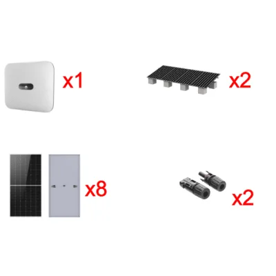 Kit Solar de Interconexión / 5 kW / 220 Vca / 8 Módulos 645W / Inversor 5 kW / Montaje para 4 Módulos