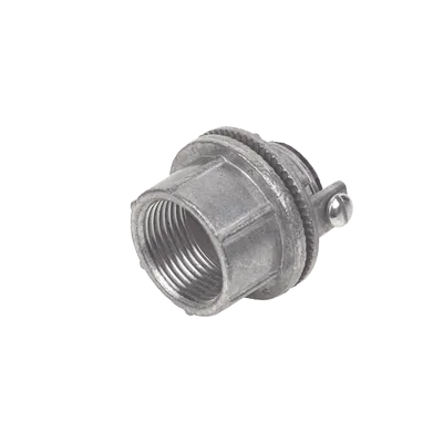 Conector de zinc para intemperie / 1 1/4" / Tornillo a tierra / IP66 / Áreas peligrosas Clase I Div 2 y Zona 2