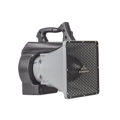 Altavoz Portátil de Alta Fidelidad / 144 dB SPL / Alcance 750+ m (2460+ pies) / STI 0.85 / Aislante de Ruido / 15 lb