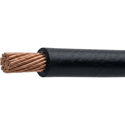 Cable THW-LS / Calibre 8 AWG / 19 Hilos / 90°C Seco / 75°C Húmedo / Bobina 100 m (328 ft) / Color Negro