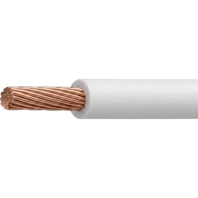 Cable Eléctrico THW-LS / 8 AWG / 19 Hilos / 90°C / 100 m (328 ft) / Blanco