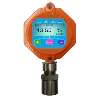 Detector de gas industrial / Contenedor antideflagrante / Cabezal reemplazable en campo / Microprocesador de última generación