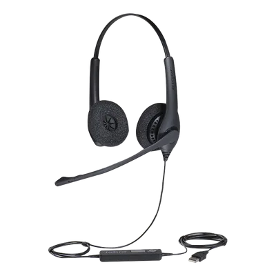 Auricular USB Profesional / Cancelación de Ruido / DSP Audio HD / Brazo Articulado 270° / PeakStop Protección Auditiva / Plug-and-Play