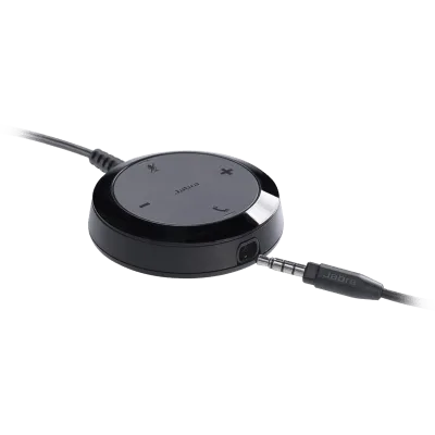 Auricular Profesional UC / Cancelación de Ruido / USB-C/A y Jack 3.5 mm / Micrófono con Supresión de Ruido / Controlador en Cable con LED