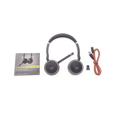 Diadema / Auricular Jabra Evolve 75 SE Stereo / Bluetooth + USB-A / Cancelación Activa de Ruido / Compatible UC (7599-848-109)
