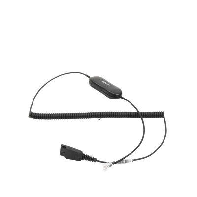 Cable de conexión QD a RJ-9 / 8 esquemas de cableado / Amplificación de micrófono / 3 configuraciones / 10V DC máx.