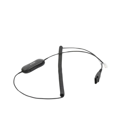 Cable de conexión QD a RJ-9 / 8 esquemas de cableado / Amplificación de micrófono / 3 configuraciones / 10V DC máx.