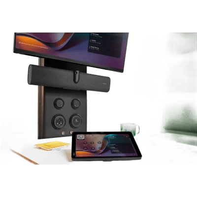Barra de Videoconferencia PanaCast 40 VBS / Android 13 / Cámara Panorámica 180° 4K / 6 Micrófonos Beamforming / Integración Microsoft Teams y Zoom / Control IP 10.1" / Instalación Rápida 12 Minutos