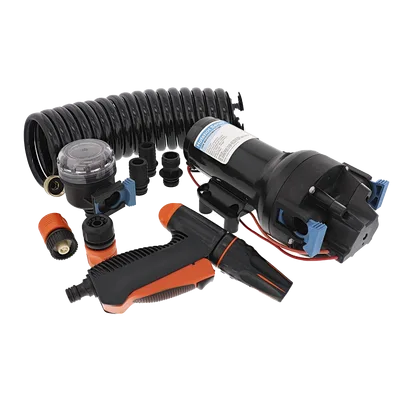 Bomba de Lavado de Uso Pesado en Kit para Uso Marino / HD6 12V 6GPM 70PSI / Autocebante / Alta Presión / Sin Daños en Seco / Interruptor de Presión Integrado