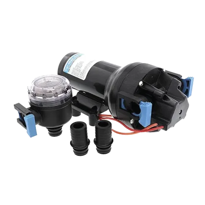 Bomba de diafragma / 24 Vcd / 60 PSI / 22.7 L/min / IPX6 / Autocebante 2.1 m (7 pies) / Aluminio fundido HD