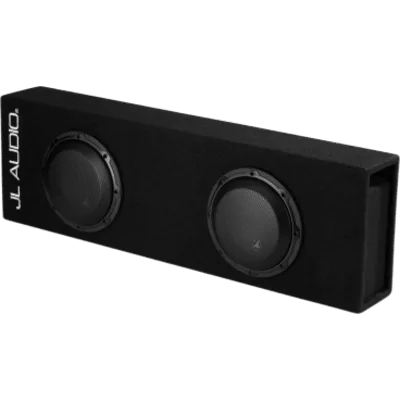 Subwoofer con Caja para Coche JL Audio MicroSub W3 / Dual 8" / 500 W RMS / 2 Ω o 4 Ω / Carcasa con Puertos / Terminal de 5 Vías