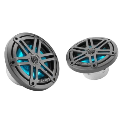 JL Audio M3 / Altavoz Marino Coaxial 6.5" / 60W RMS / 4Ω / Cono de Polipropileno con Mica / Tweeter de Cúpula de Seda 19 mm (0.75") / Iluminación RGB LED / Versiones Clásico y Deportivo