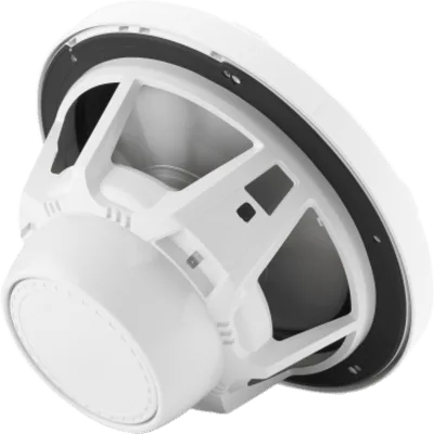 Subwoofer Náutico 10" / Deflector Infinito / 175 W RMS / 4 Ω / Cono de Polipropileno Relleno de Mica / Rejilla Deportiva Blanca / Marino