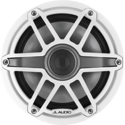 Bocina Náutica JL Audio M6 7.7" / Coaxial / 100 W RMS / 91 dB / 45 Hz-25 kHz / 4 Ω / LED Transflective™ / Rejilla Deportiva Blanca