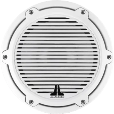 Subwoofer Náutico 8" / 200 W RMS / 4 Ω / Polipropileno Relleno de Mica / Deflector Infinito o Caja Sellada / Rejilla Clásica Blanca / Marino IPX6