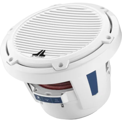 Subwoofer Náutico 8" / 200 W RMS / 4 Ω / Polipropileno Relleno de Mica / Deflector Infinito o Caja Sellada / Rejilla Clásica Blanca / Marino IPX6