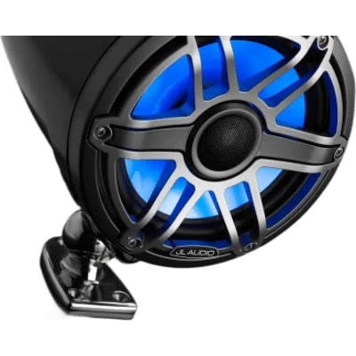 Bocina Cerrada para Torre / JL Audio M6 7.7" / Coaxial / 100 W RMS / LED Transflective™ / Rejilla Deportiva de Titanio / 45 Hz-25 kHz / 4 Ω