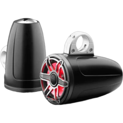 Bocina Cerrada para Torre / JL Audio M6 7.7" / Coaxial / 100 W RMS / LED Transflective™ / Rejilla Deportiva de Titanio / 45 Hz-25 kHz / 4 Ω