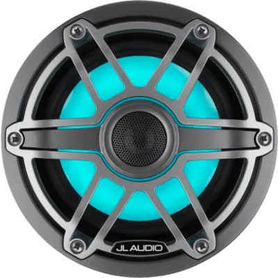 Bocinas Náuticas JL Audio M6 / 6.5" / Coaxial / LED Transflective / Rejilla Deportiva de Titanio / 75 W RMS / 4 Ω