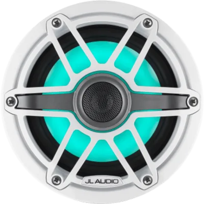 Bocinas Náuticas / 6.5" / Coaxial / 75 W RMS / LED Transflective / Rejilla Deportiva Blanca / 89.5 dB / 55 Hz-25 kHz / 4 Ω