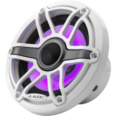 Bocinas Náuticas / 6.5" / Coaxial / 75 W RMS / LED Transflective / Rejilla Deportiva Blanca / 89.5 dB / 55 Hz-25 kHz / 4 Ω