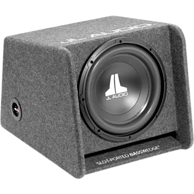 JL Audio® BassWedge™  / Subwoofer W0v3 individual de 12″ /  Car Audio / 300 W RMS / 4 Ohmios / Carcasa BassWedge™ / Polipropileno Inyectado / Negro