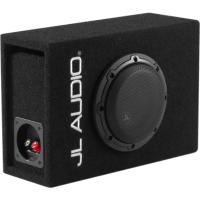 Subwoofer con Caja para Coche / 6.5″ / W3v3 / 150 W RMS / 2 Ω o 4 Ω / Amplificador Recomendado 50-150 W RMS / Carcasa con Puertos / Rejillas Incluidas / JL Audio MicroSub W3