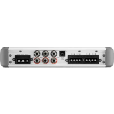 Amplificador Náutico / 4 Canales / Clase D / 600 W (24 V) / Potencia 150 W x 4 / Filtros Paso Bajo/Alto / Control Remoto Opcional