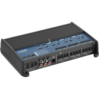 Amplificador Náutico y para Automóvil de Rango Completo / 6 Canales / 600 W / Clase D / 75 W x 6 a 4 Ω / 100 W x 6 a 2 Ω / 200 W x 3 Puenteado / Filtros Paso Alto y Bajo 50 Hz-500 Hz / JL Audio XDM600